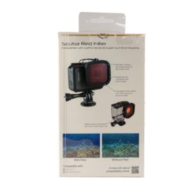 PRO-mounts Scuba Red Filter for GoPro* HERO 2017 & HERO 5 & HERO 6 & HERO (2017) & Hero7