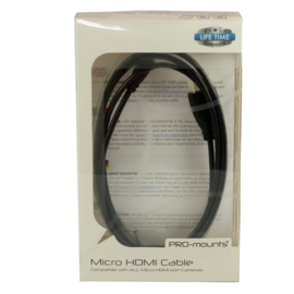 PRO-mounts Micro HDMI Cable