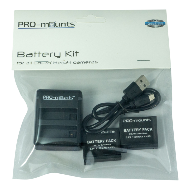 PRO-mounts Battery Kit HERO4