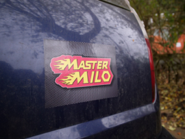 Mastermilo sticker carbon print