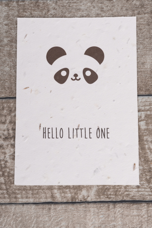 Kaartje: little panda