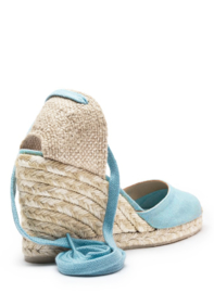 Castañer Zee-blauwe Espadrille