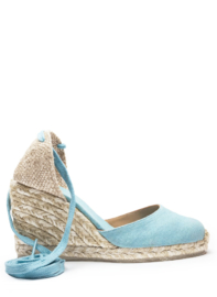 Castañer Zee-blauwe Espadrille