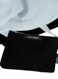 Castañer Grijsblauwe Canvas Tas