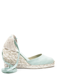 Castañer Watergroene Espadrille