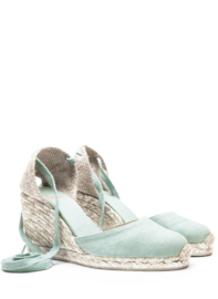 Castañer Watergroene Espadrille