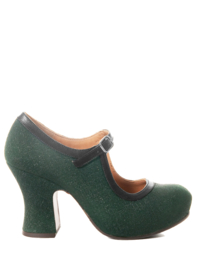 Chie Mihara Donkergroene Pump