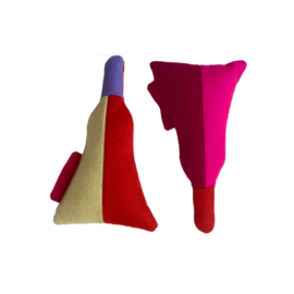 Knorkel regenboog 24cm groot