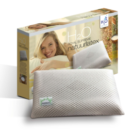 H2O - LATEX PILLOW BAMBOE (met schouder inkeping)