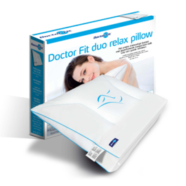 DR.FIT - BLUE DUO RELAX PILLOW NECK: VISCO W/ VISCOBALLS (Hard)