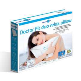 DR.FIT - BLUE DUO RELAX PILLOW NECK: VISCO W/ VISCOBALLS (Hard)