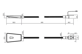 Bedlamp wit (set van 2 stuks)