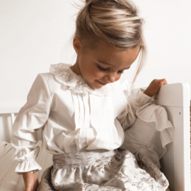 Luxe blouse ivoorkleur | Camellia | Mara
