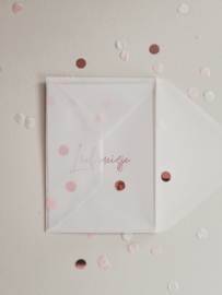 Lief meisje | Confetti Wenskaart