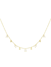 Ketting  | parels | bedels | goud