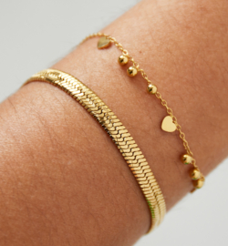 Armband  | pure line | goud