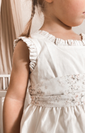 Jurkje off white met flowers  | Be Chic x Amorette | Sifra