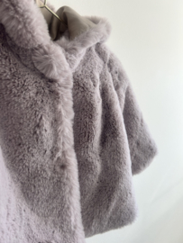Fur Coat Taupe | Camellia | Sophie
