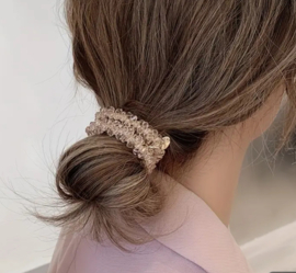 Armband  | haarelastiek | roze