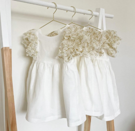 Jurkje luxury | Lyna  | offwhite | Princess