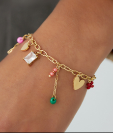 Armband | delightful dangles | goud