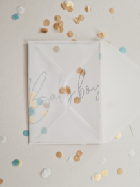 Baby boy | Confetti Wenskaart