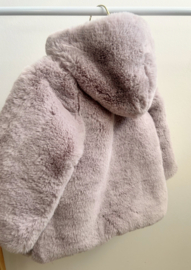 Fur Coat Taupe | Camellia | Sophie