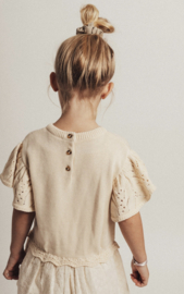 Prachtige jurk | gebreid en embroidery | Estela | Baje Studio