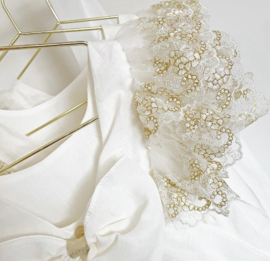 Jurkje luxury | Lyna  | offwhite | Princess