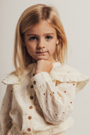 Luxe blouse met bloemetjes | Rosal | Baje Studio