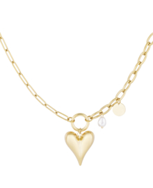 Ketting  | pearl baby  | goud
