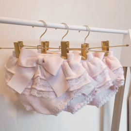 Luxe gebreide bloomer roze | Puromimo | Esmée