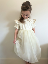 Mooi tule jurkje | beige | Liv