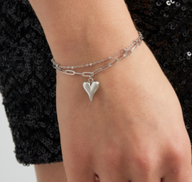 Armband  | loving layers | zilver