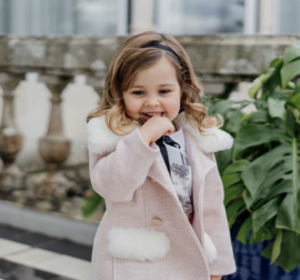 Luxe roze wintercoat | Camellia | Aaliya