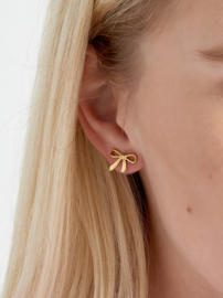 Oorbellen  | bow dream |  zilver