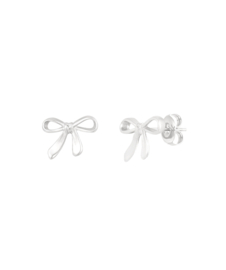 Oorbellen  | bow dream |  zilver