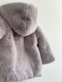 Fur Coat Taupe | Camellia | Sophie