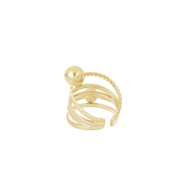 Ring  | layered rings | goud