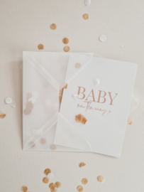 Baby on the way | Confetti Wenskaart