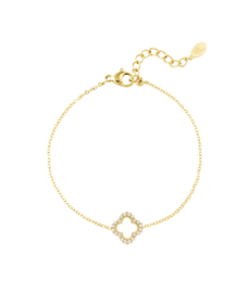 Armband  | lucky diamond | goud