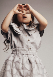 Mooie embroidery rok | Blue steel | Alvide | Baje Studio