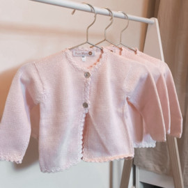 Luxe gebreide cardigan roze | Puromimo | Esmée