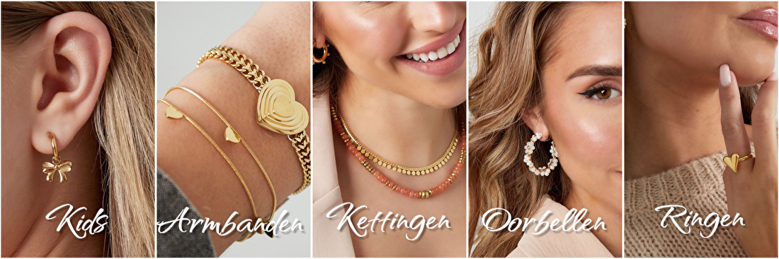 Kwaliteit sieraden, stainless steel, betaalbaar