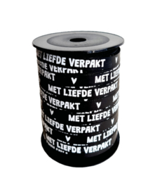 Sierlint – zwart met liefde verpakt – 10mm – 5m