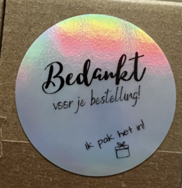Leukste hebbedingetjes ronde stickers 100 stuks