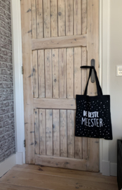 Zwarte canvas tas - Tas - De beste meester