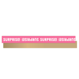 Sierlint Surprise! - roze  goud– 10mm – 5m