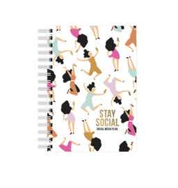 A6 Notebook Stay Social – Social media planner