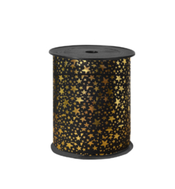 Sierlint sterren - zwart goud – 10mm – 5m